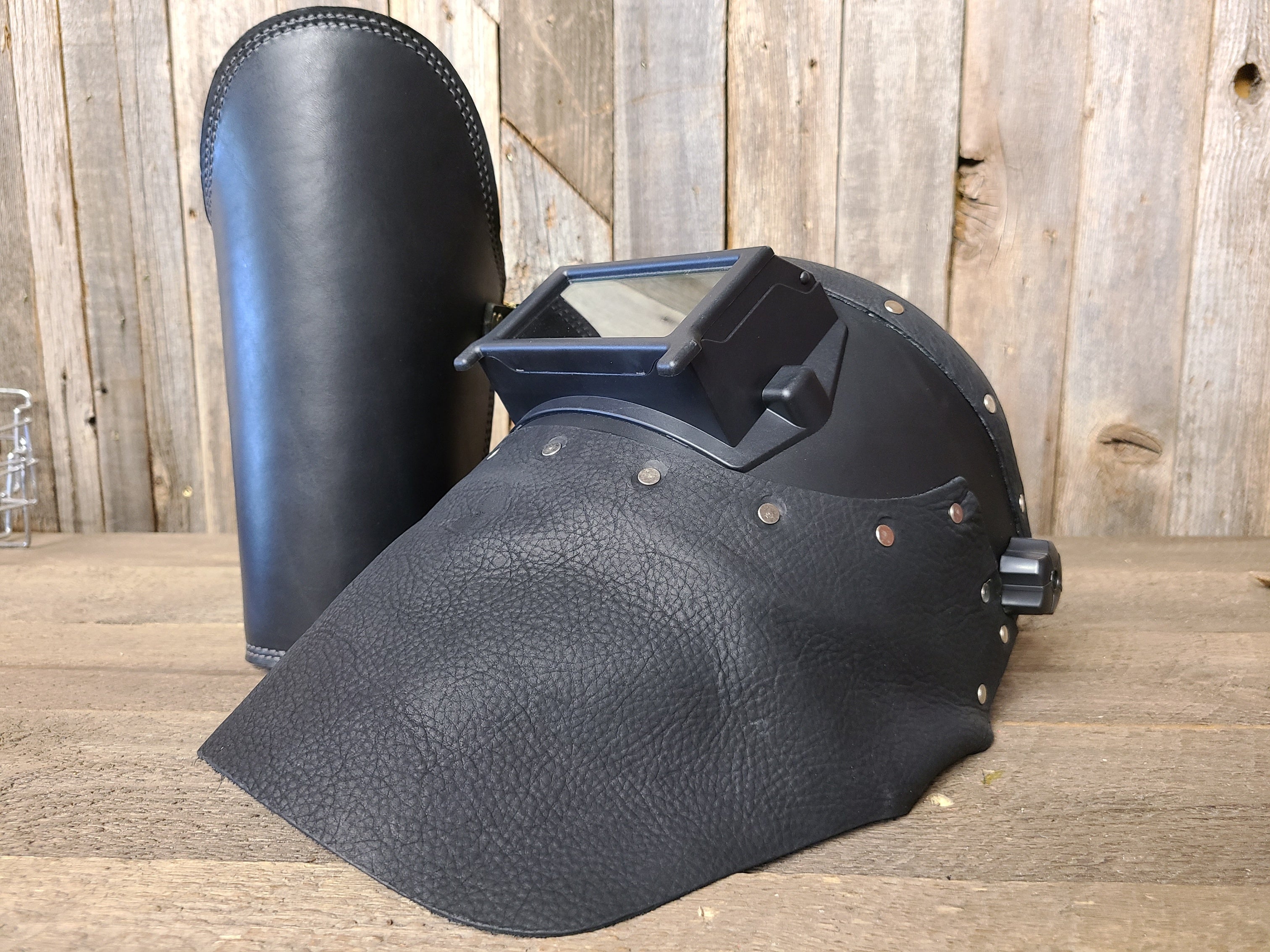 Black Hood and Armpad Combo